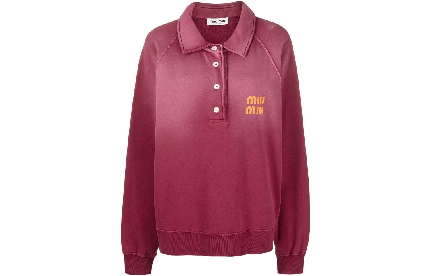 

Рубашка поло женская фиолетовая Miu Miu