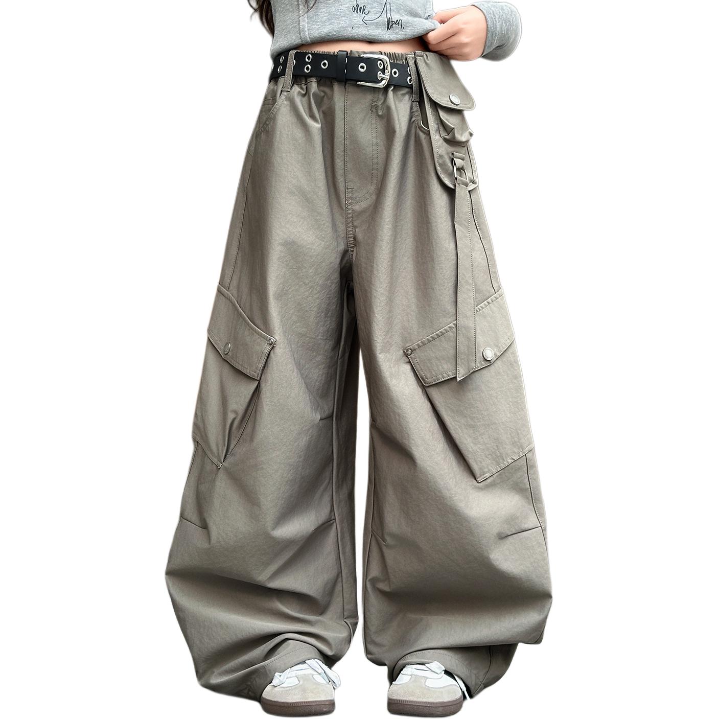 

Весенние и осенние карго-штаны для школьников-подростков Disney, зеленый