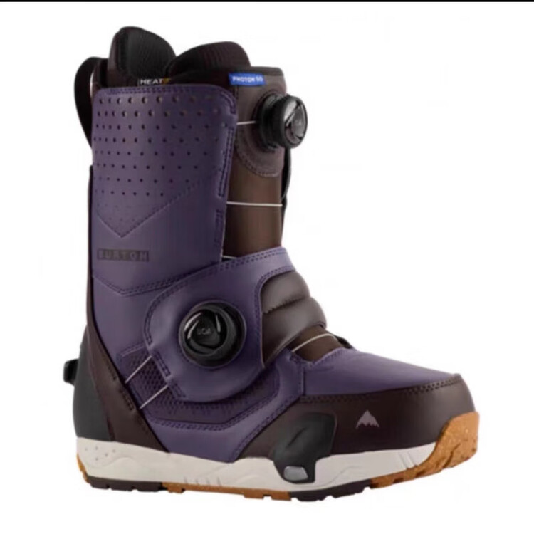 

LOBODUN Burton быстрый шаг лыжные ботинки, новый стиль 2024-25 одиночный лыжный спорт плоский цветок резьба фотонная модель 5, фотонный фиолетовый, размер 42