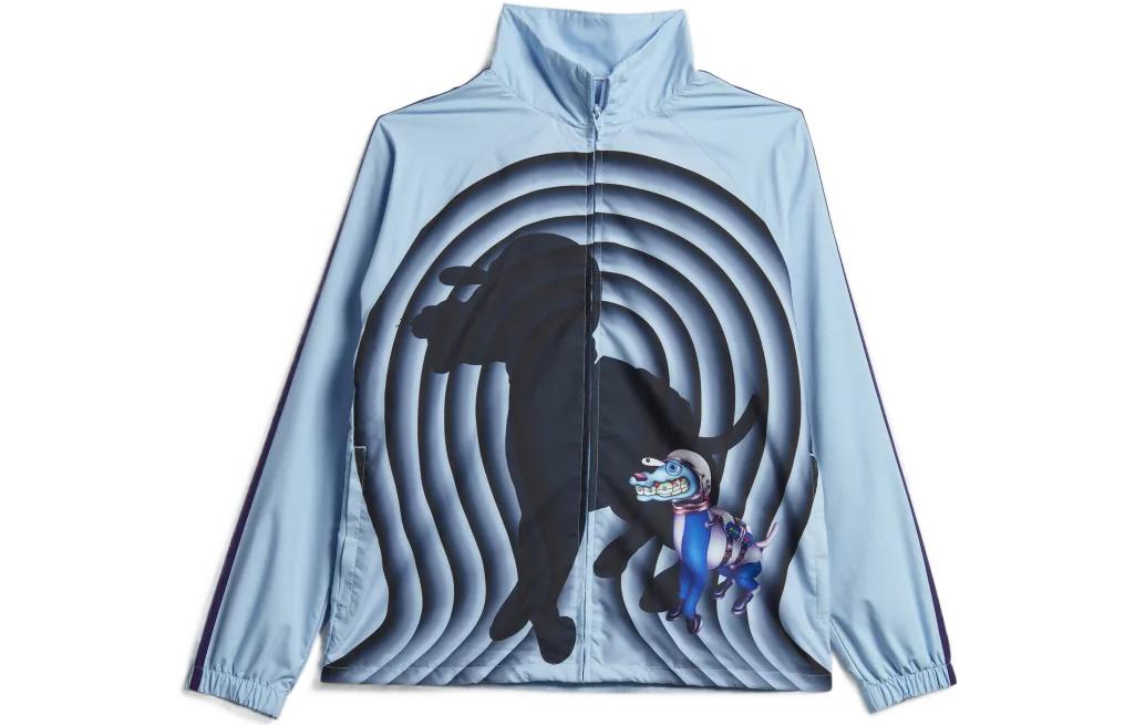 Куртка коллекции Kerwin Frost для мужчин розовая голубая Adidas Originals — фото 2