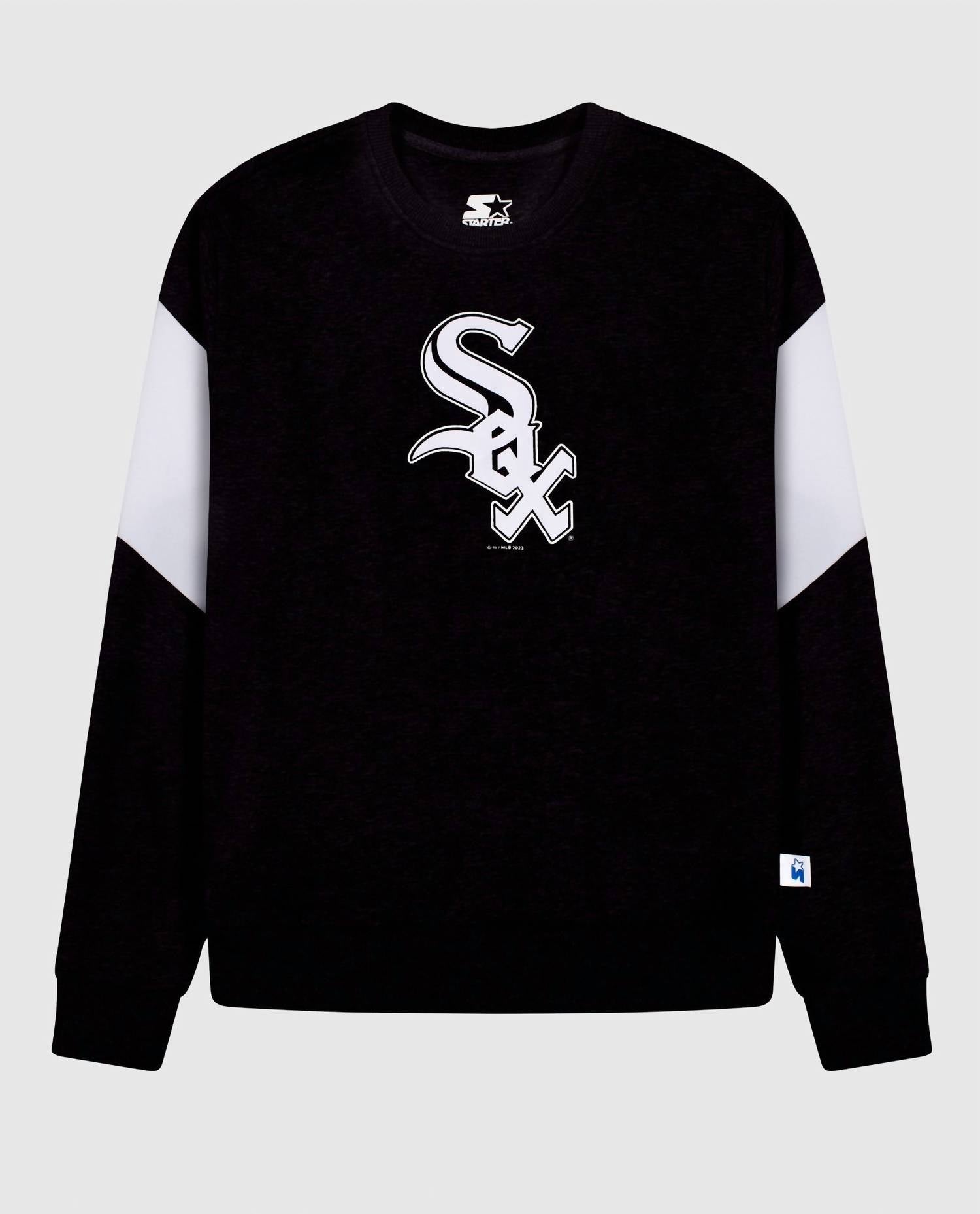 

Starter Женская толстовка с круглым вырезом Chicago White Sox, черная