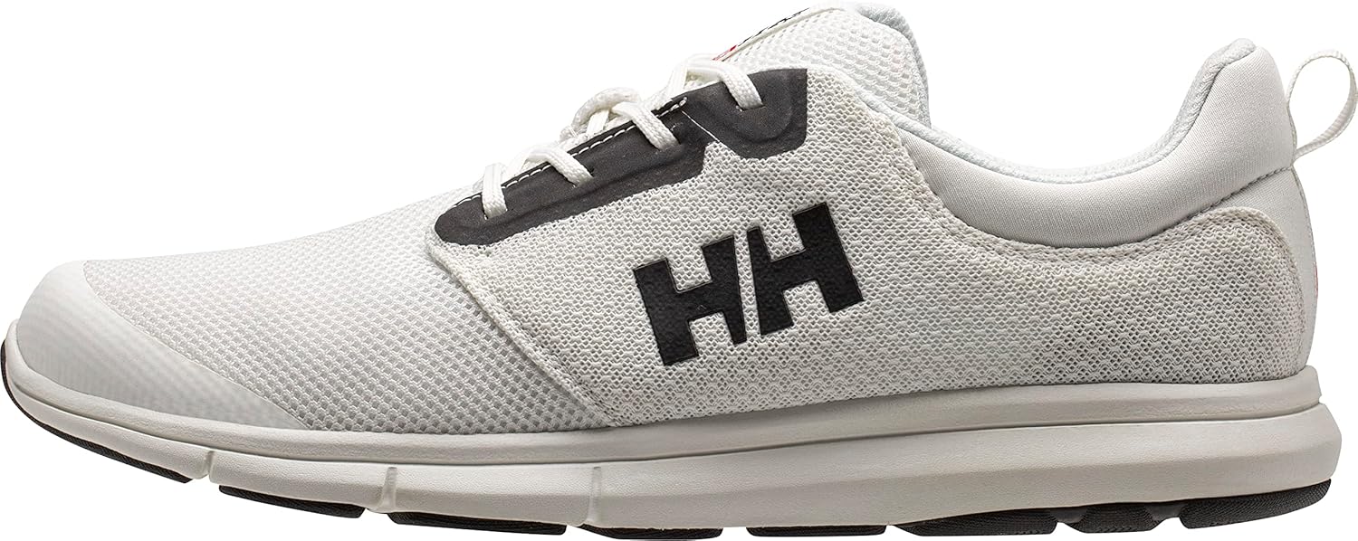 Кроссовки Helly-Hansen Men's Feathering Shoes - Breathable Sailing Shoe - Flexible Non-Marking Boat Footwear - Footwear for Men Helly Hansen, 011 Off White/Black