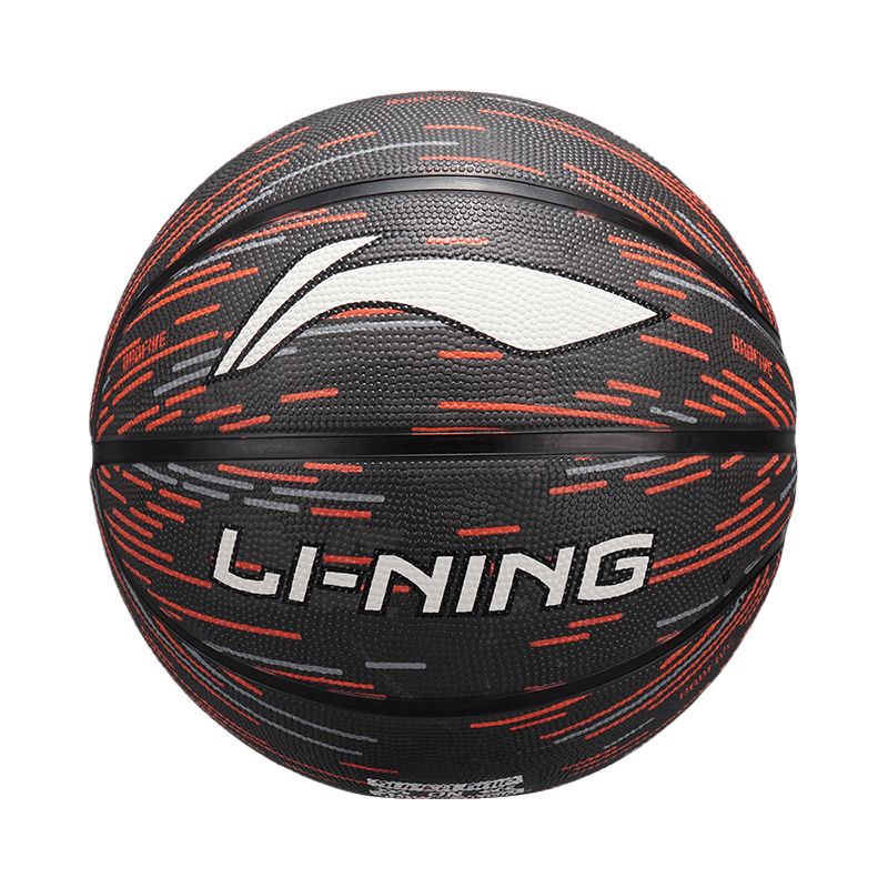 

LINING Радужная коллекция резиновый баскетбольный мяч black red размер 7 размер 5 мяч для тренировок соревнований unisex китай
