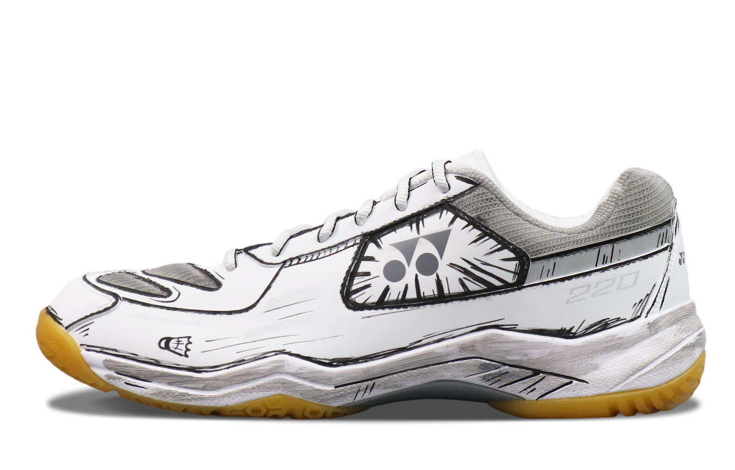 

YONEX Амортизаторы Power Cushion устойчивые к истиранию низкие бадминтонные кроссовки унисекс темно-серый, цвет Dark Gray