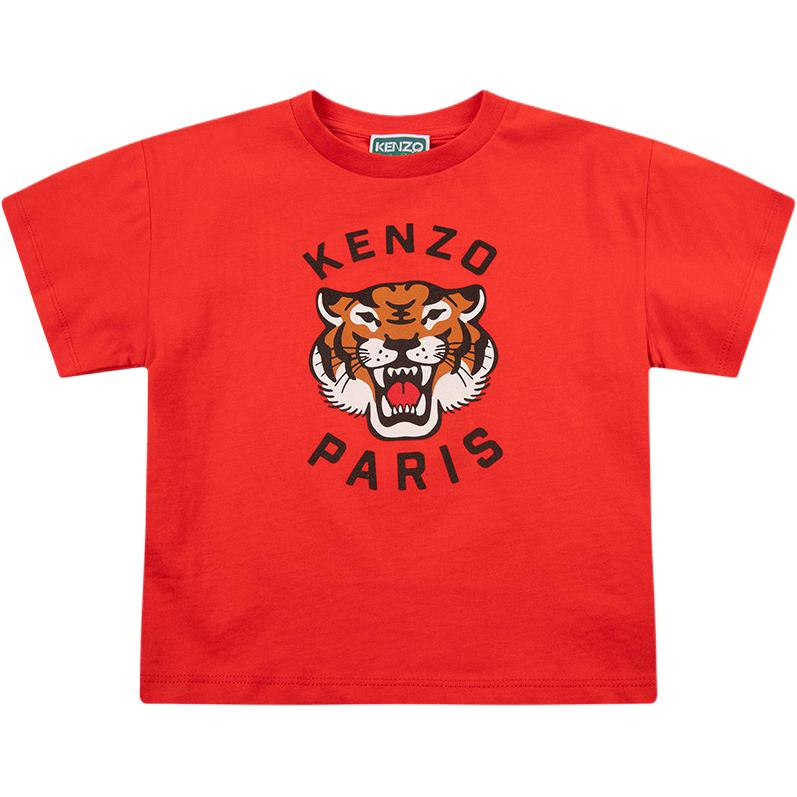 

Футболка SS25 Orange Kids' KENZO, оранжевый