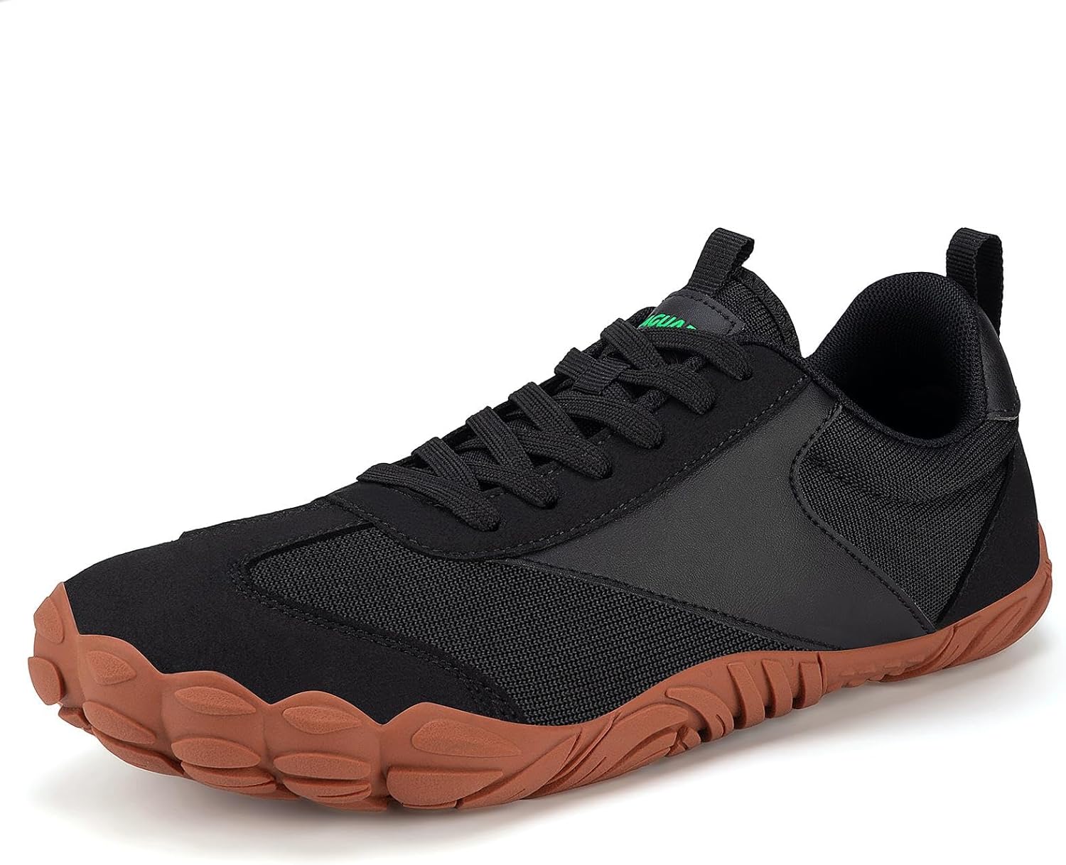 

SAGUARO Минималистичные кроссовки с широким носком для мужчин и женщин, беговые кроссовки для трейла с нулевым падением, черный