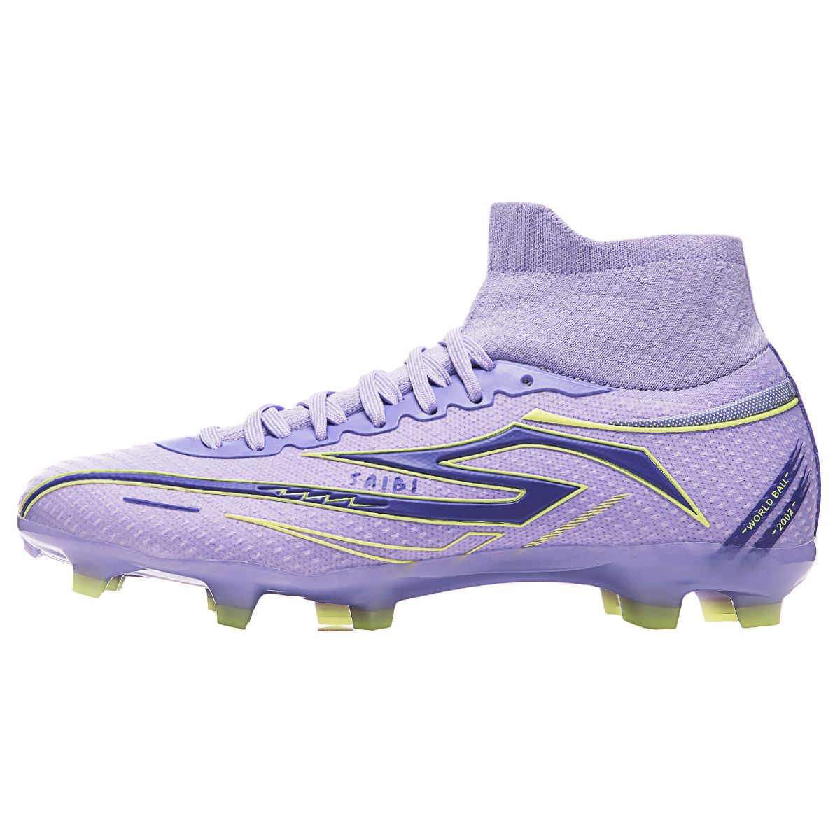 Футбольные бутсы унисекс, средний верх Saibi, Taro Purple-Long Stud