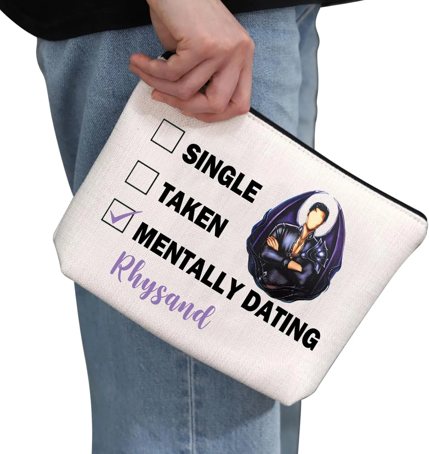 Косметичка «Mentally Dating Rhysand» по мотивам книги «Двор шипов и роз» Generic, Mentally Dating Rhysand — фото 2