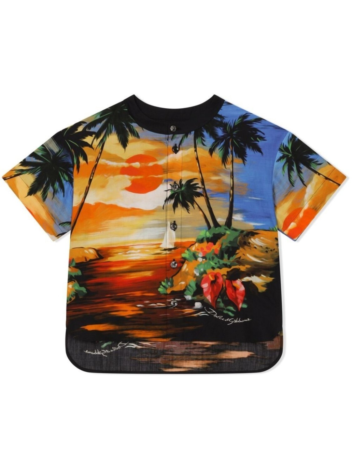 

Dolce & Gabbana рубашка с графичным принтом, мультиколор