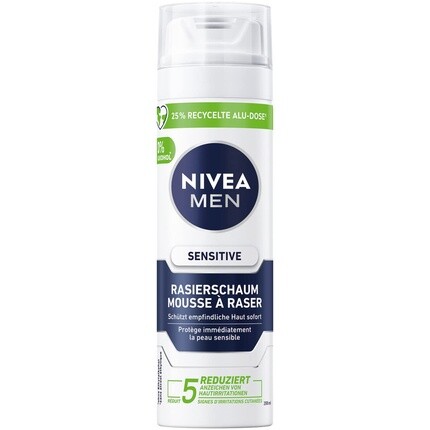 

Пена для бритья Men Sensitive 200мл с ромашкой и витамином Е, Nivea