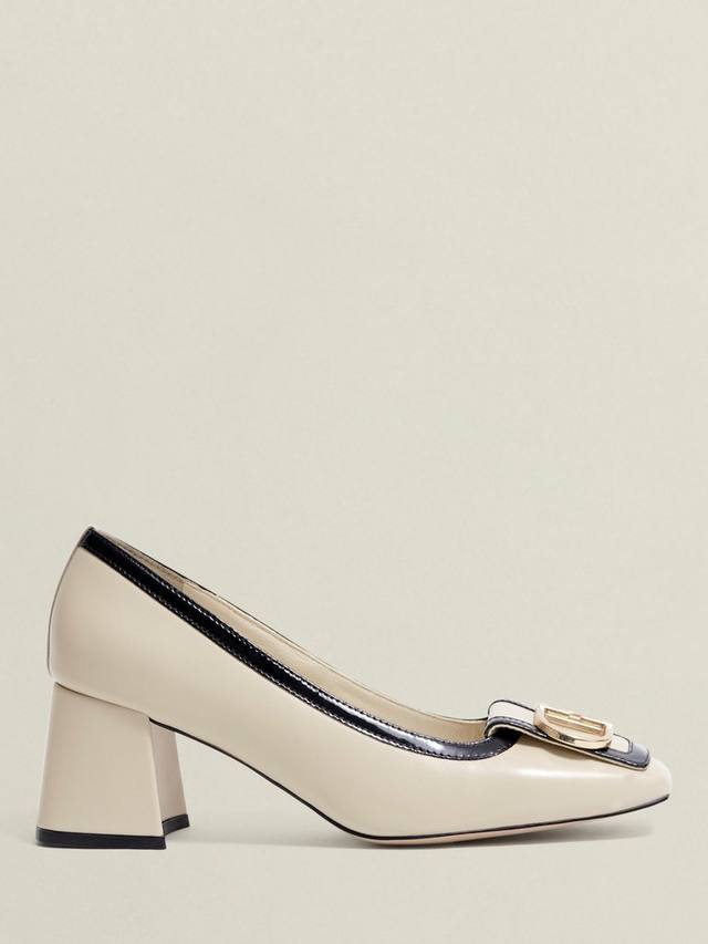 Lexia Insignia кожаные туфли-лодочки Hobbs, Beige/Black