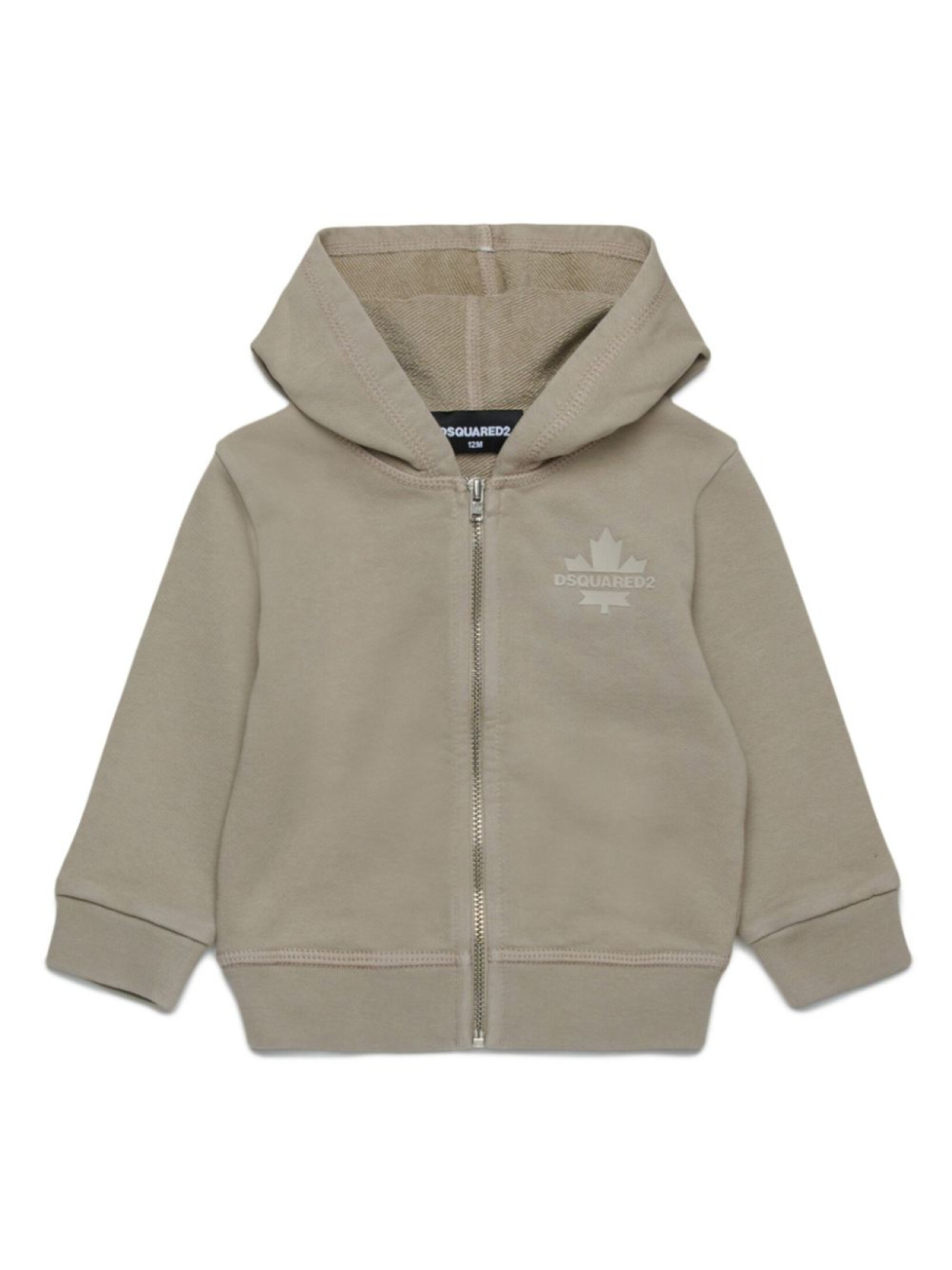 

DSQUARED2 KIDS худи на молнии, нейтральный цвет