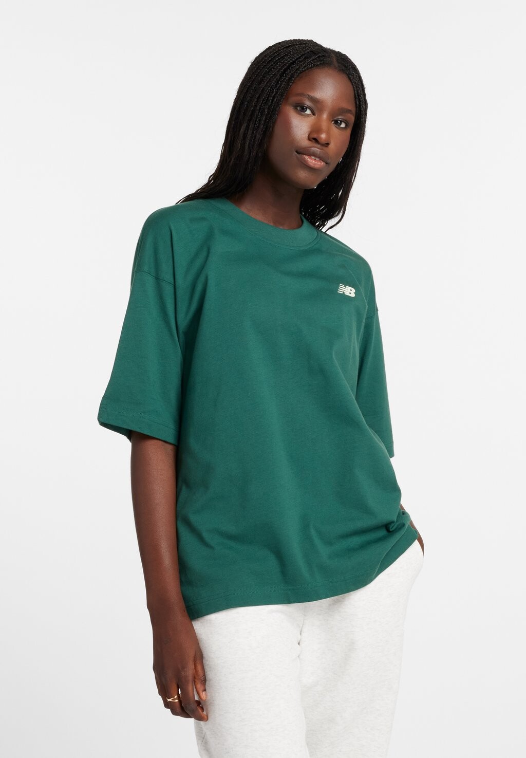 

Футболка с принтом GRAPHIC New Balance, темно-зеленый