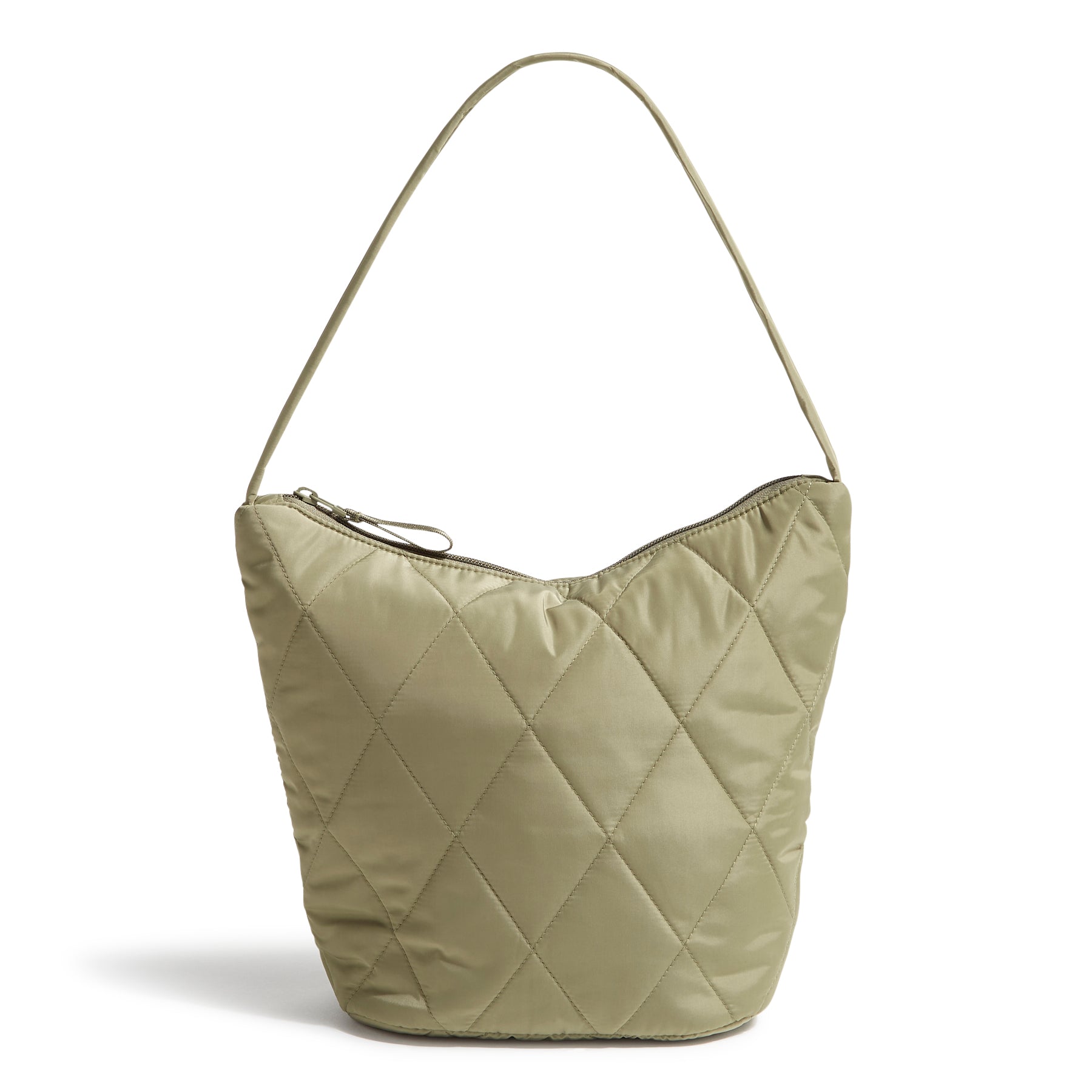 

Ультралегкая бесформенная сумка-ведро с плечевым ремнем Outlet Vera Bradley, зеленый