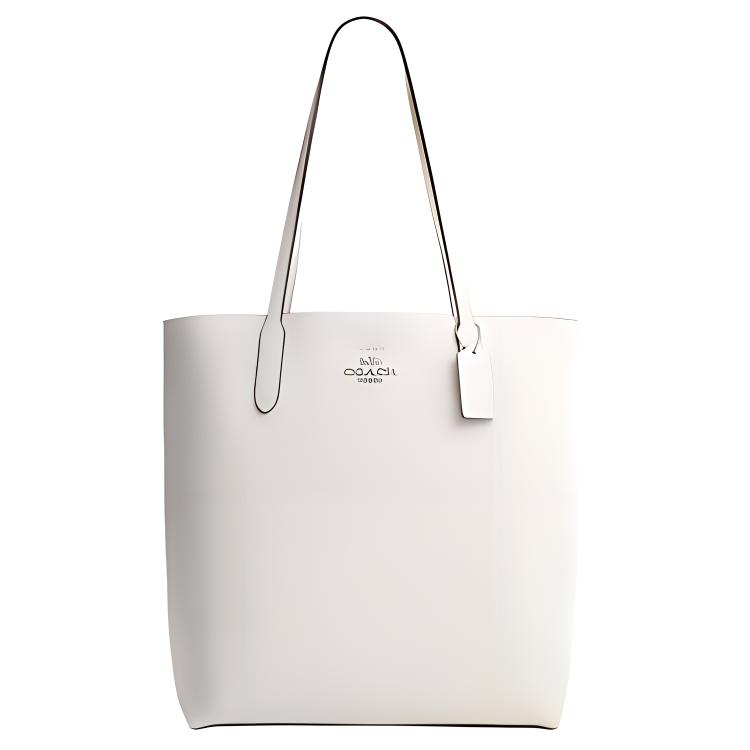 

COACH Двусторонняя кожаная сумка через плечо женская белая