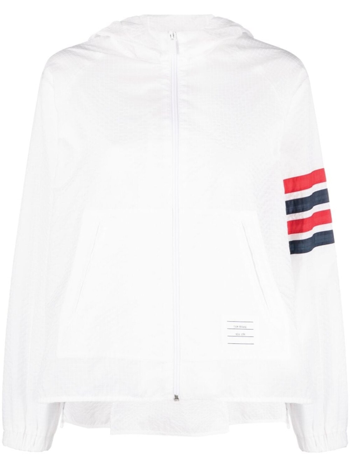 

Thom Browne куртка с полосками 4-Bar, белый