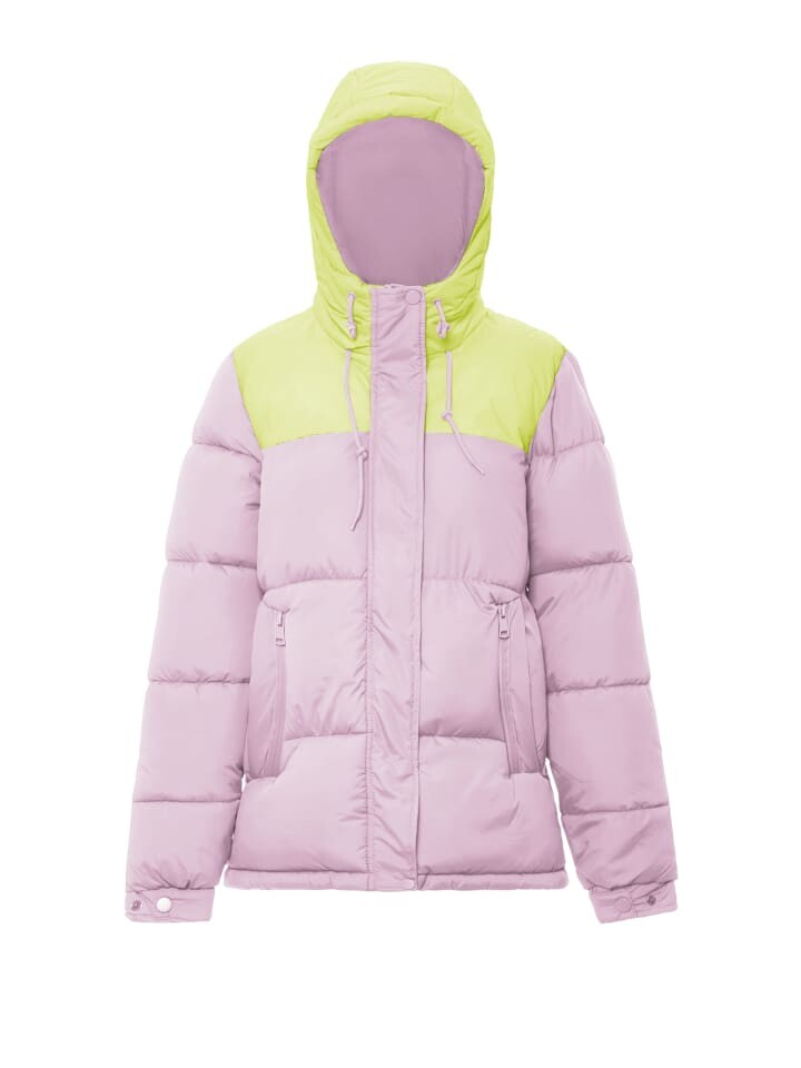 

Пуховик cosimon, цвет macaron pink saure limette