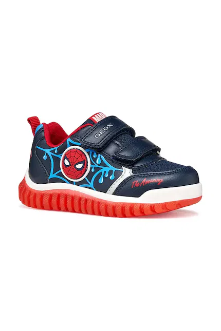 Кроссовки детские LIGHTYLOO x Spiderman Geox, синий