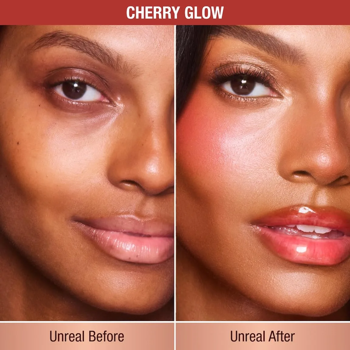 Румяна-стик Charlotte Tilbury Unreal Healthy Glow - кремовая текстура с возможностью наслаивания и ухаживающими компонентами - легко наносятся, растушевываются и придают коже сияние., Cherry Glow - deep cherry red — фото 2