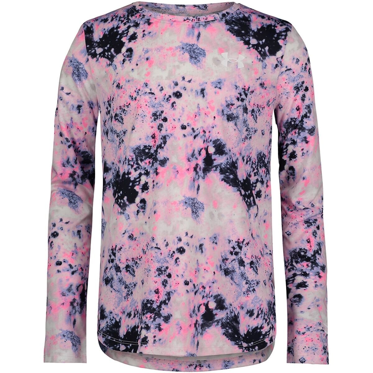 

Рубашка с длинными рукавами burst dye upf — для девочек Under Armour, розовый