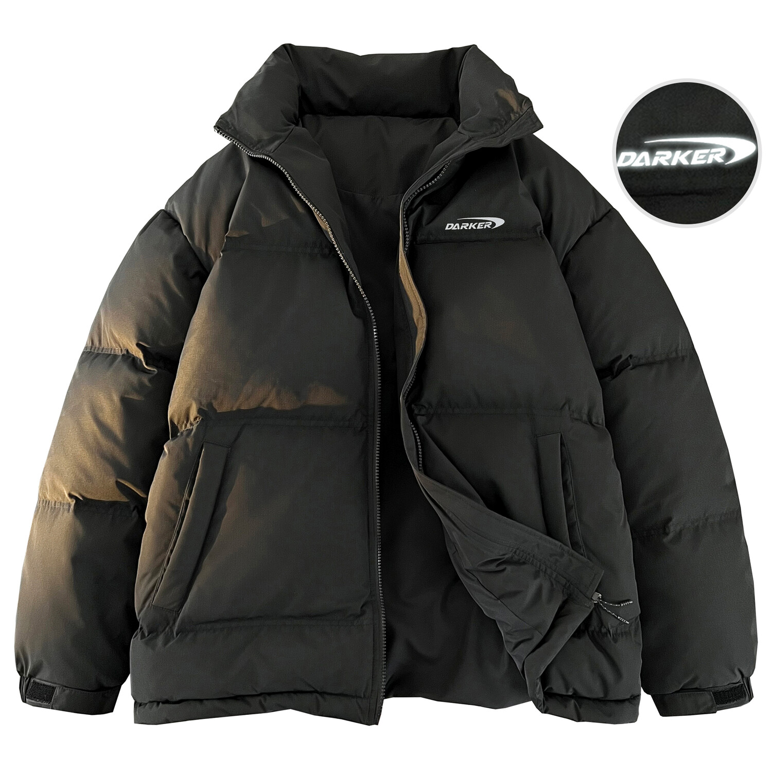 

GNOMESHGH Унисекс Перьевая куртка в комплекте, Черный