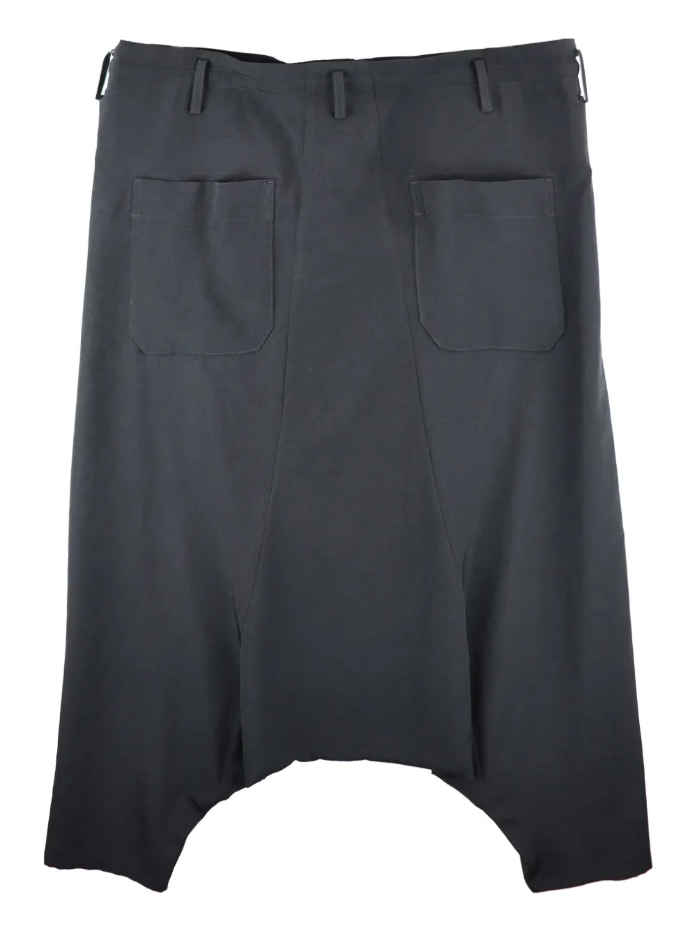Брюки Sarouel с низким шаговым швом Yohji Yamamoto, черный — фото 2