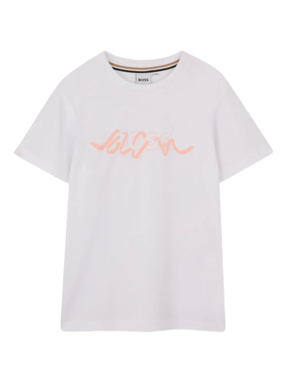 

Футболка с принтом Boss Kidswear, белый