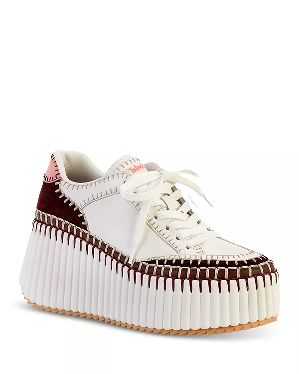 Женские кроссовки Nama Stitch Chloé, белый