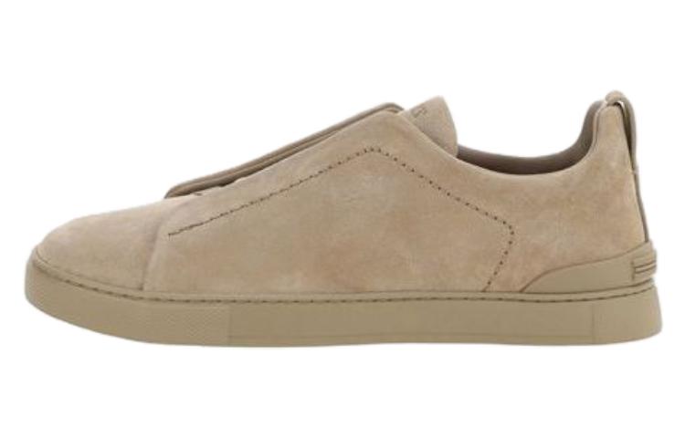 

Замшевые кроссовки Zegna Triple Stitch Ermenegildo Zegna, Brown