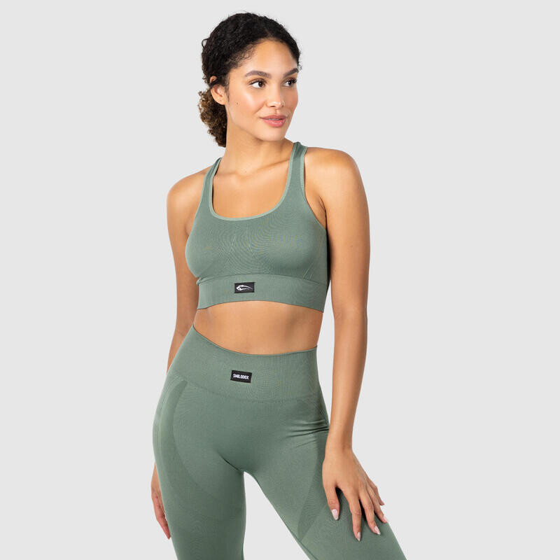 

Женский спортивный бюстгальтер Pia Khaki для спорта и отдыха. SMILODOX, цвет rot