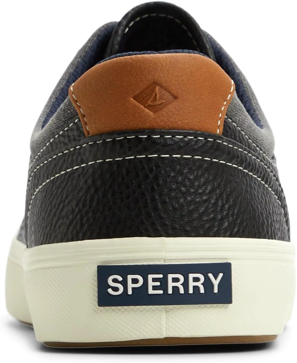 Мужские мокасины Sperry с полоской, черный — фото 4