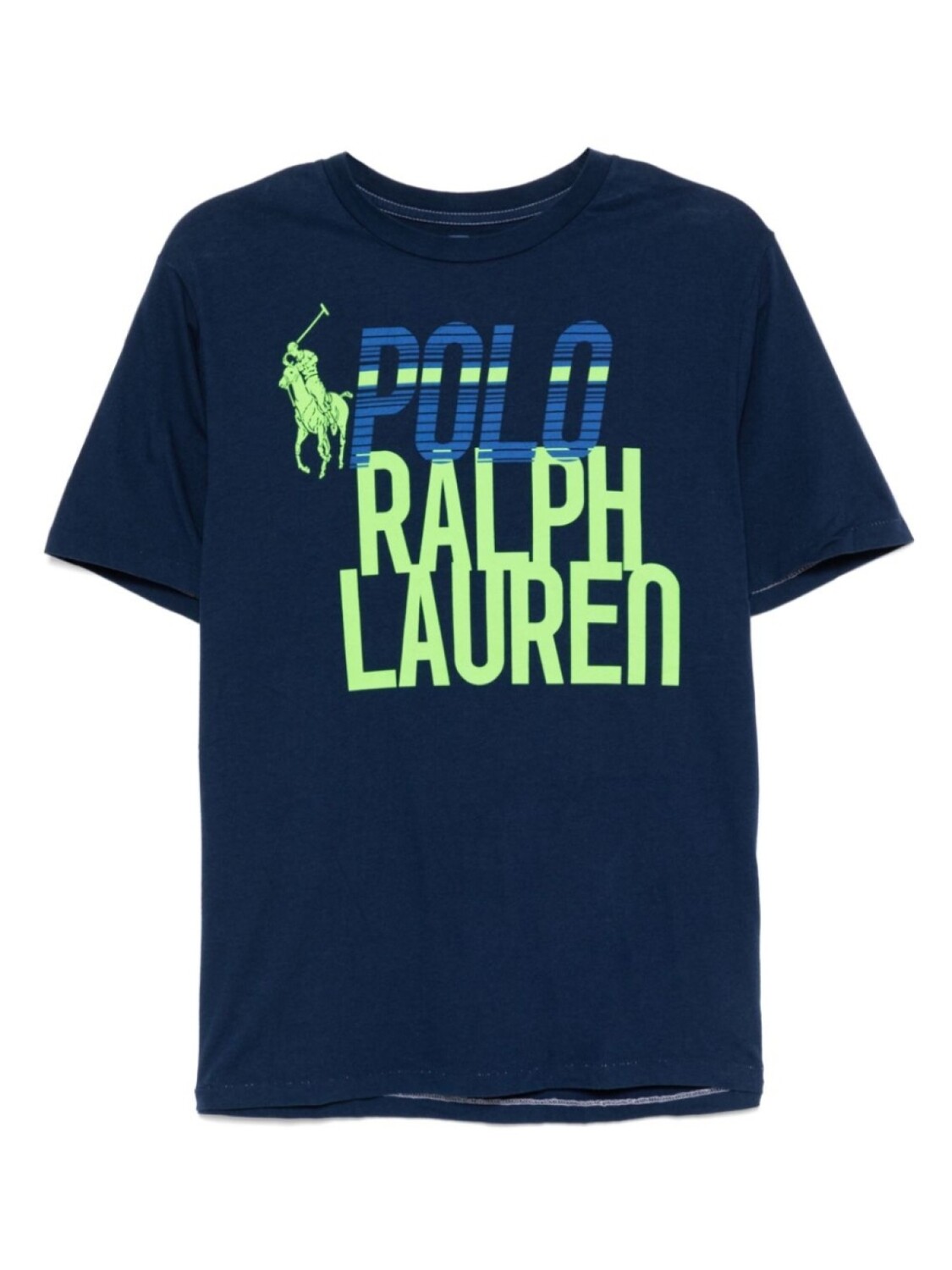 

POLO RALPH LAUREN KIDS футболка с логотипом, синий