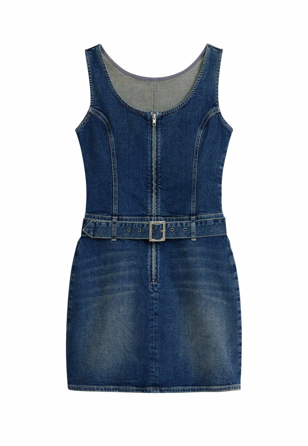 

Платье из денима Desigual, темно-синий