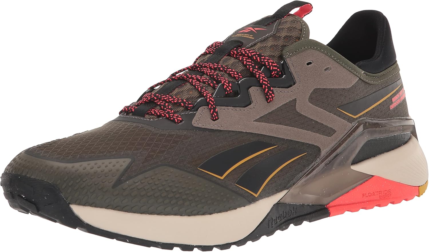 

Мужские кроссовки Reebok Reebok X Jurassic World Nano X2 AdventureCross, черный/красный/зеленый