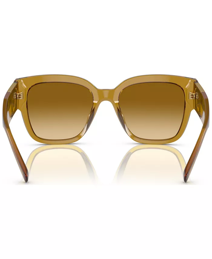 Женские солнцезащитные очки, VE4437U Versace, коричневый — фото 4