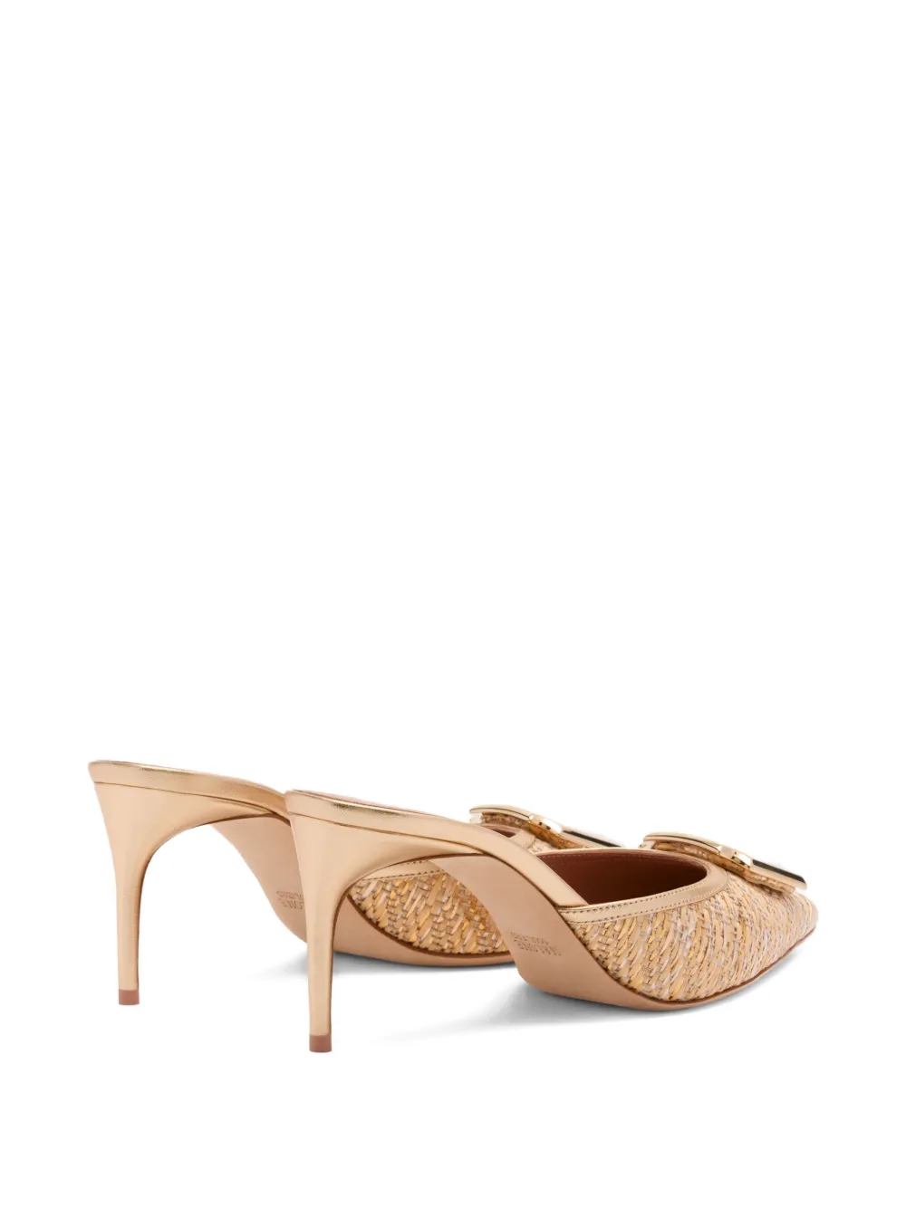 Мюли Mona 70 Malone Souliers, золотой — фото 3