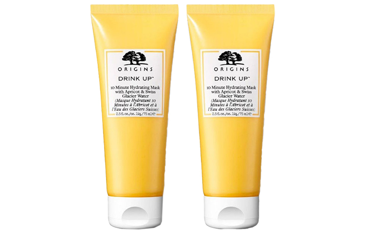 

Увлажняющая и освежающая маска для лица Yuemuzhiyuan для восстановления, увлажнения и отшелушивания 75мл/75мл*2 ORIGINS