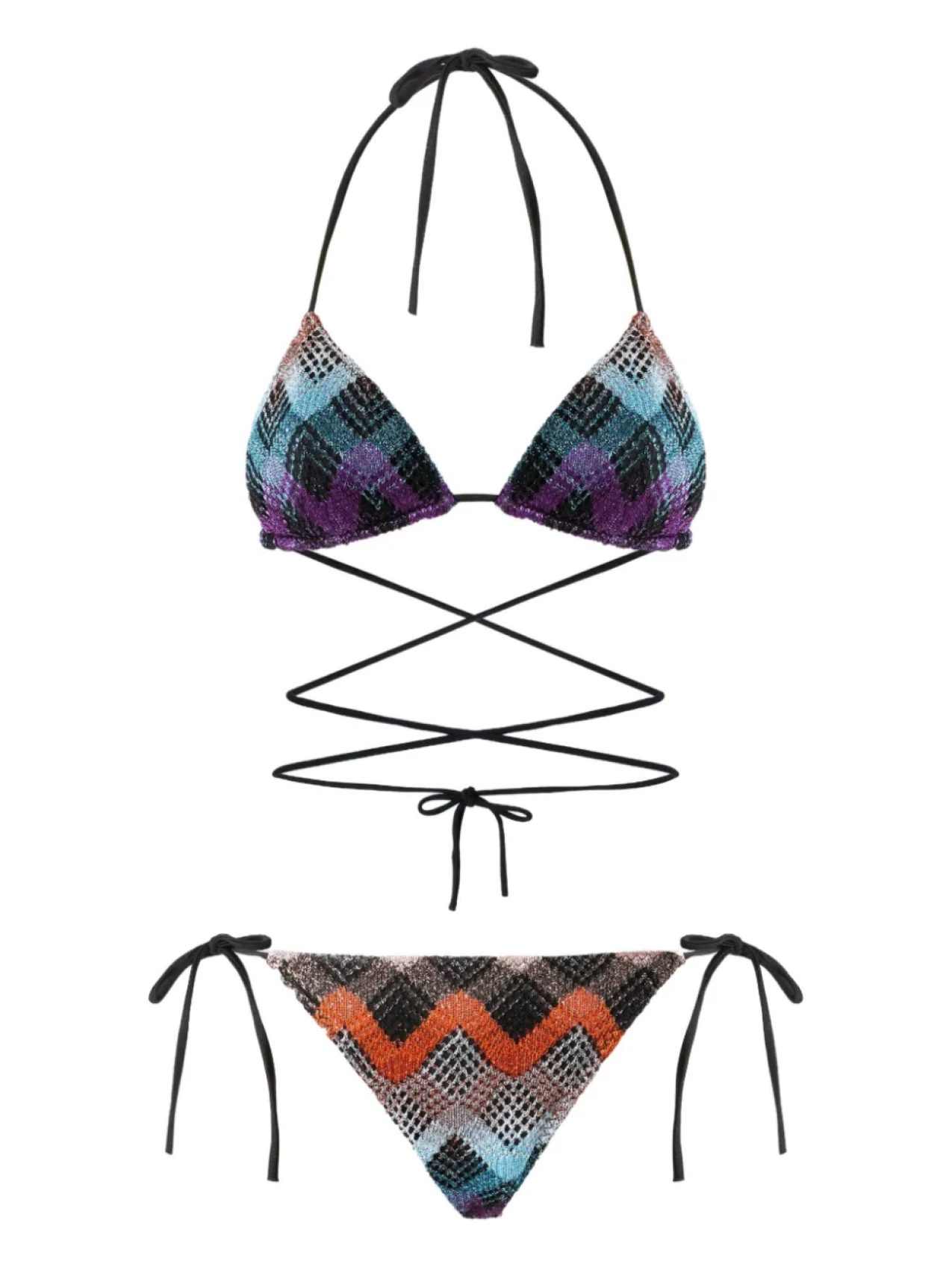 

Missoni бикини с узором зигзаг, черный