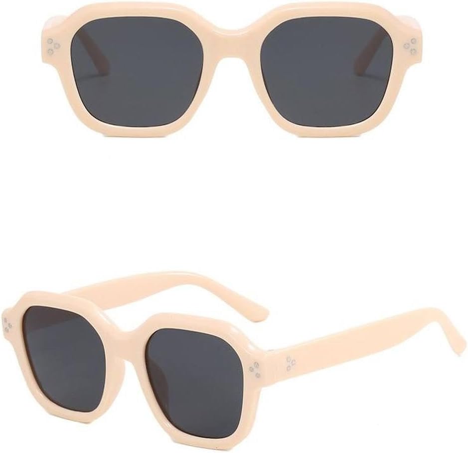 

Женские модные солнцезащитные очки 2027 года, форма, защита UV400, солнцезащитные очки для путешествий, кемпинга, женские солнцезащитные очки, цвет слоновой кости и серый MTZJH, One Color