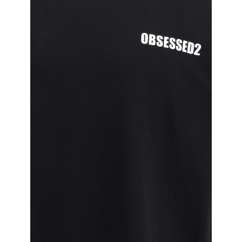 

Футболка из хлопка Dsquared2, черный