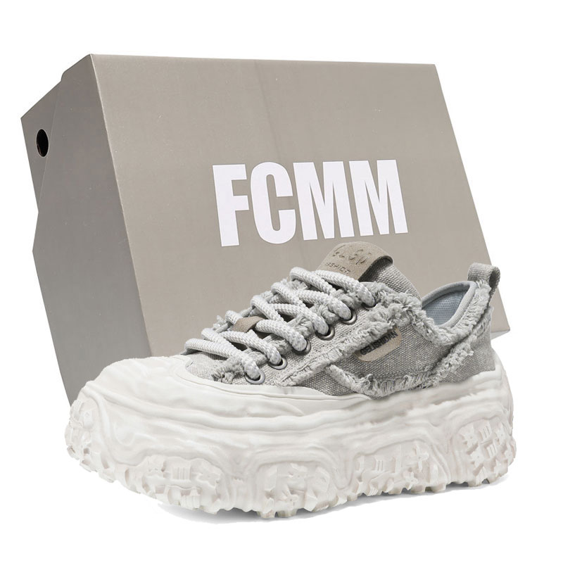 

Низкие, износостойкие, нескользящие, массивные, мужские кроссовки FCMM, Gray