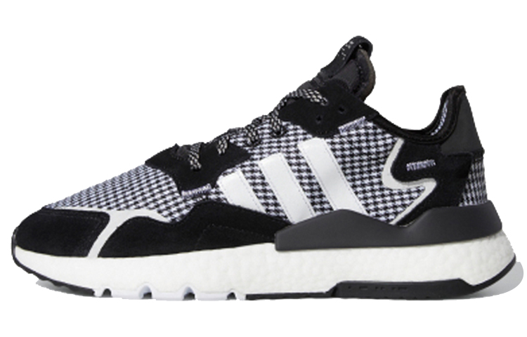 

Кроссовки Adidas Originals Nite Jogger Black White, Серый, Кроссовки Adidas Originals Nite Jogger Black White