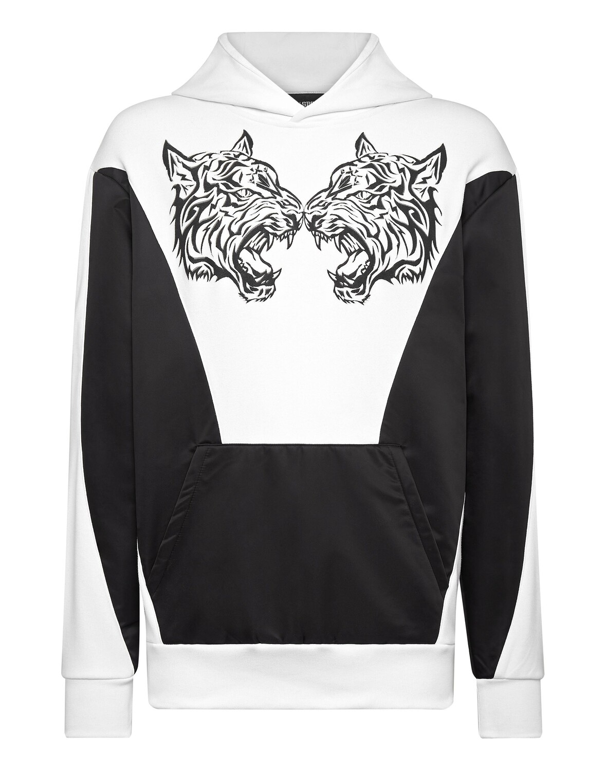

Толстовка с капюшоном Тигр Plein Sport, белый