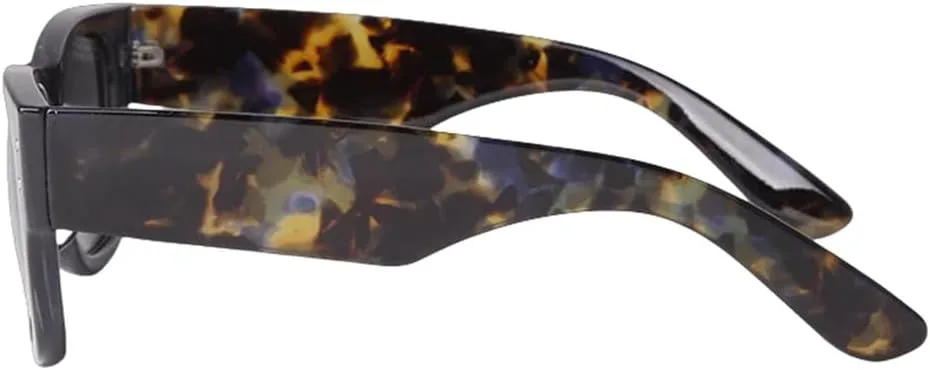 

Модные квадратные солнцезащитные очки в черепаховой оправе для женщин, ретро-очки серого цвета с толстой крупной оправой, мужские солнцезащитные очки UV400 MTZJH, C3