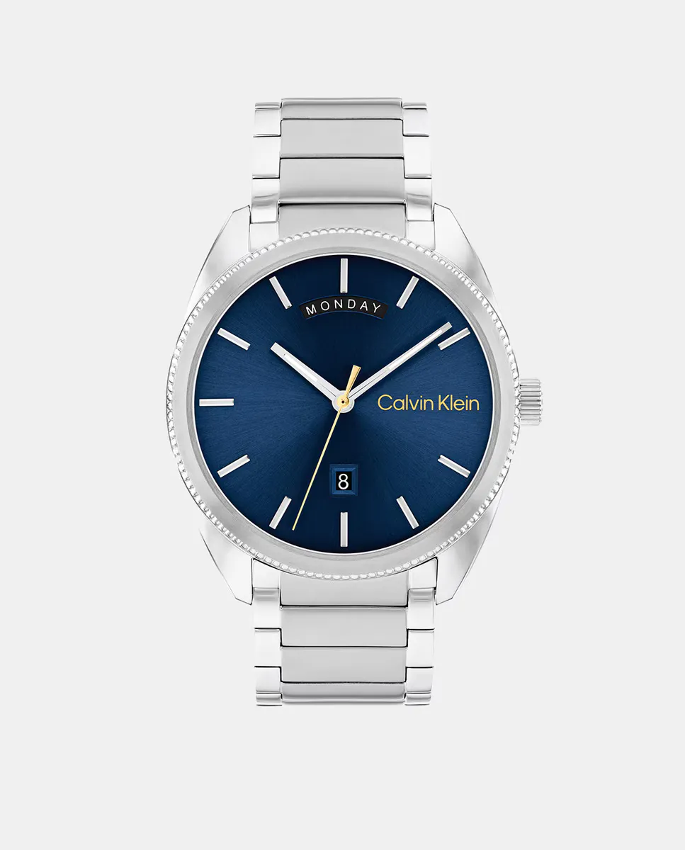 

Ascend 25200446 стальные мужские часы Calvin Klein, серебряный
