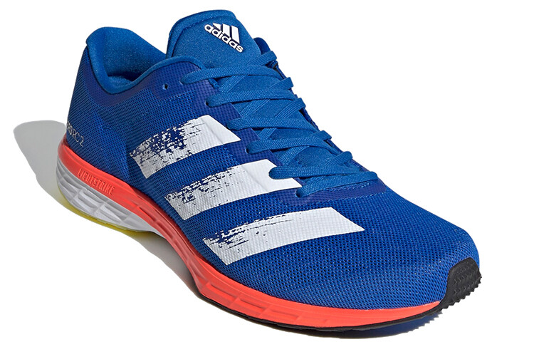 Кроссовки Adizero RC 2 мужские с низким верхом Radiant Blue / Core White / Sun Red Adidas — фото 3