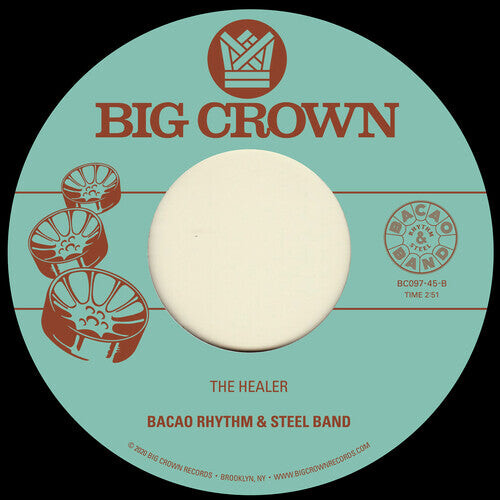 

Сингл 7" Bacao Rhythm & Steel Band: My Jamaican Dub B/w The Healer