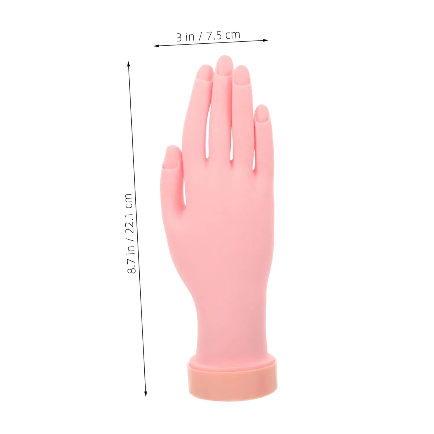 Манекен-рука для тренировки маникюра Minkissy ‎Minkissy, Pink — фото 2