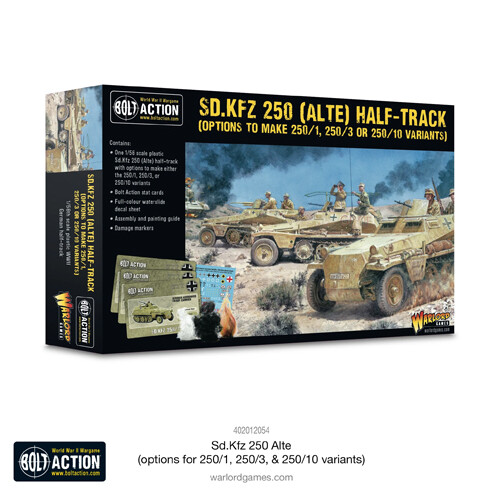

Фигурки Sd.Kfz 250 (Alte) Half Track Warlord Games
