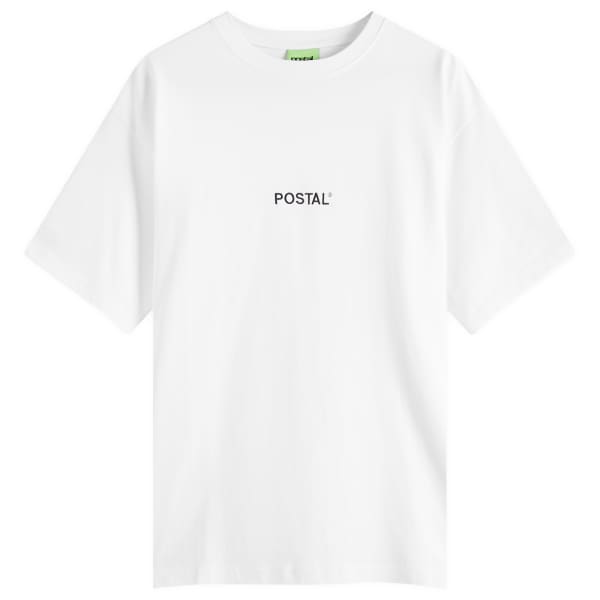 

Базовая футболка с логотипом Postal, белый